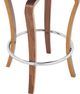 Armen Living Grady Gray 30" Swivel Bar Stool-4
