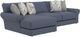 Jackson Furniture Cape May 3-Piece Denim Left Arm Facing Sectional and Chaise-1