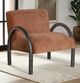 Armen Living Rae Brown/Midnight Dark Brown Accent Chair-3