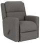 Flexsteel® Chip Black Onyx Rocking Recliner-0
