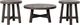 Liberty Furniture Modern Farmhouse 3-Piece Dusty Charcoal Living Room Table Set-0