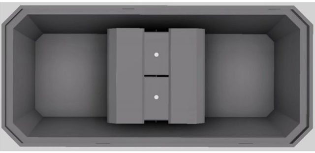 Vent-A-Hood® Designer Series 66" Gunsmoke Island Range Hood-3