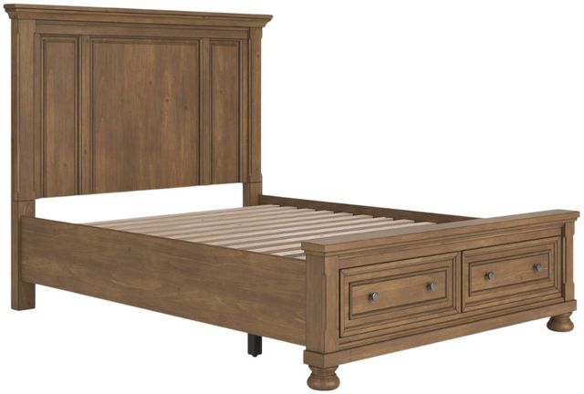Signature Design by Ashley® Feddinger Medium Brown Queen Storage Panel Bed-0