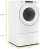 Whirlpool® 7.4 Cu. Ft. White Front Load Gas Dryer-2