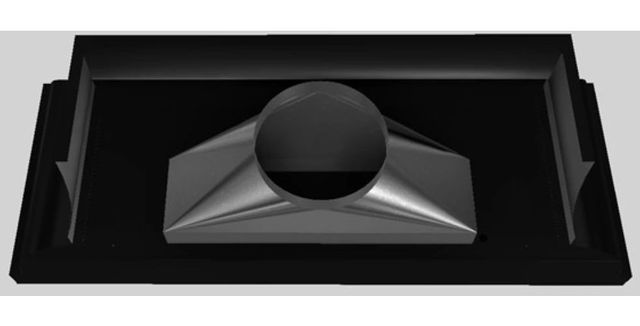 Vent-A-Hood® Designer Series 66" Black Wall Mounted Range Hood-3