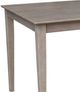 John Thomas Furniture® Dining Essentials Taupe Gray Square Dining Table with 30" Shaker Legs-1