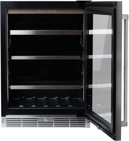 Silhouette Pro Gen 3 24" 5.2 Cu. Ft. Stainless Steel Built In Beverage Center-1