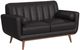 Elements International Horizon Pebble Dark Gray Loveseat-0