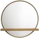 Coaster® Arini Sand Wash Round Vanity Wall Mirror with Shelf-1