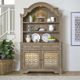 Liberty Furniture Magnolia Manor Weathered Bisque Hutch and Buffet-1