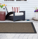 Olliix by Madison Park Dover Black/Natural 8x10' Textured Chevron Indoor/Outdoor Rug-2