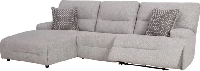 Signature Design by Ashley® Acklen Place 3-Piece Pewter Left-Arm Facing Power Reclining Sectional and Chaise-2