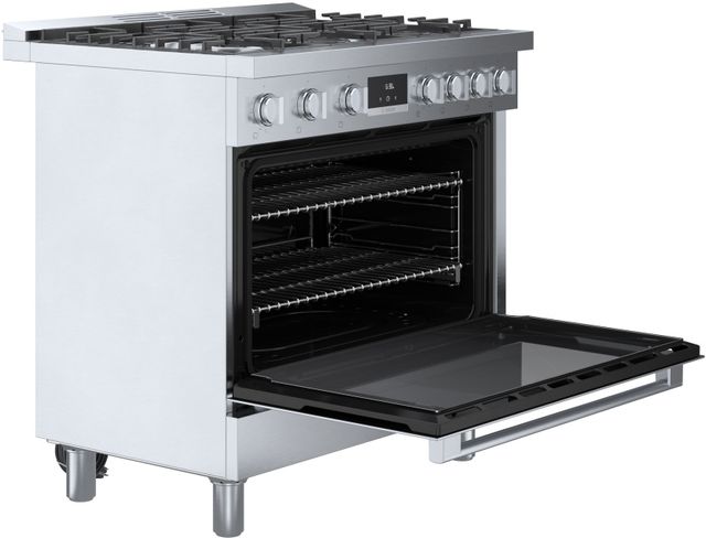 Bosch® 800 Series 36" Stainless Steel Pro Style Gas Range-5