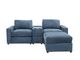Style Line Modular United Blue Ottoman-2