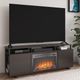 Ameriwood Home Mason Espresso 65'' Electric Fireplace Media Console-3