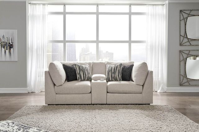 Signature Design by Ashley® Kellway 3-Piece Bisque Sectional and Console-1