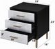 ACME Furniture Myles Black/Silver Nightstand-2