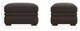 La-Z-Boy® Lenox Grey Leather Ottoman-4