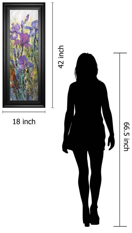 Classy Art Iris Field I by Tim Otoole Wall Art-2