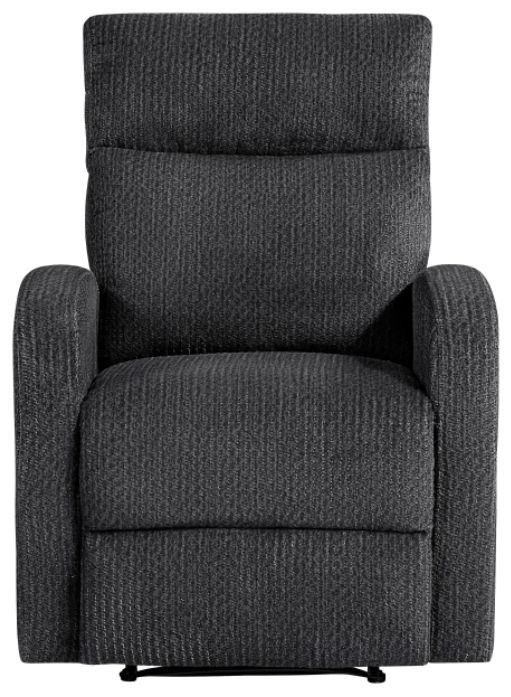 Homelegance® Allen Dark Gray Manual Reclining Chair-2