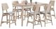 New Classic® Home Furnishings Oscar 7-Piece White Ash Counter Dining Set-0