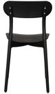 Moe's Home Collection Kent 2-Piece Black Polypropylene Outdoor Dining Chair Set-5