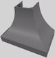 Vent-A-Hood® Designer Series 42" Gunsmoke Wall Mounted Range Hood-4