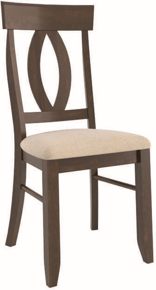 Canadel® Canadel Cognac Washed Upholstered Side Chair-0