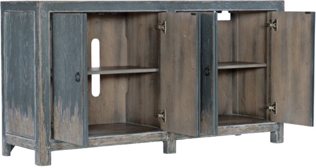 Hooker® Furniture Boheme Antique Blue 4-Door Media Console-2