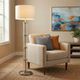 Northfield Living Nimbus Brushed Nickel/Clear Floor Lamp-4