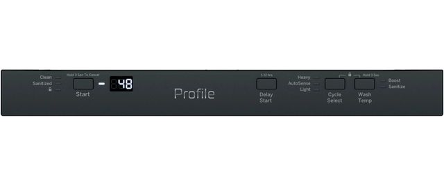 GE Profile™® 18" Black Built In Dishwasher-3