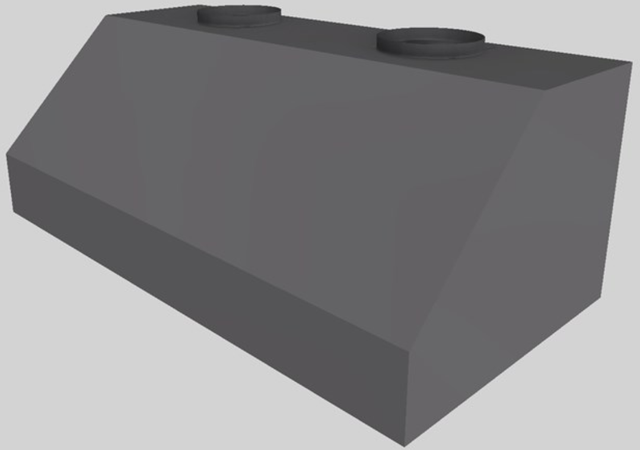 Vent-A-Hood® 48" Gunsmoke Wall Mounted Range Hood-2