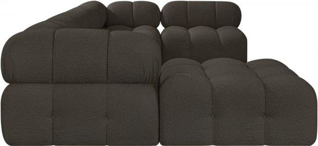 Meridian Furniture Ames 6-Piece Brown Modular Sectional with Ottoman-2