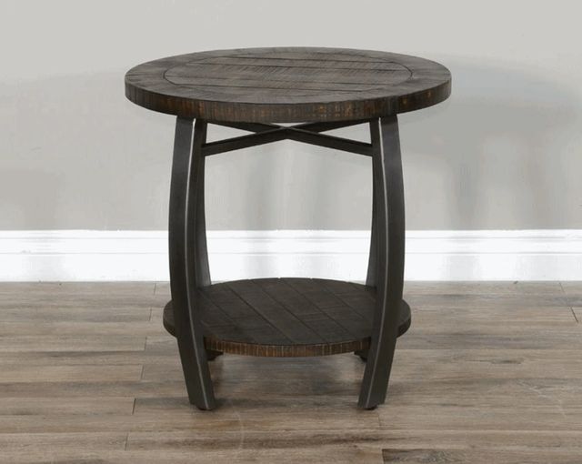Sunny Designs™ Homestead Tobacco Leaf End Table -2