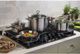 GE® 30" Black Built-In Gas Cooktop-2