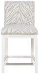 Fairfield® Customizable Nova Counter Stool with Linen Legs-1