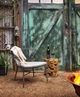 Four Hands Aged Natural Teak Wooden Outdoor Garden Stool-1