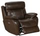 BarcaLounger© Sandover Tri-Tone Chocolate Recliner-1