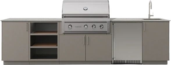 Urban Bonfire® Cirrus 36 135" Clay Outdoor Kitchen-0