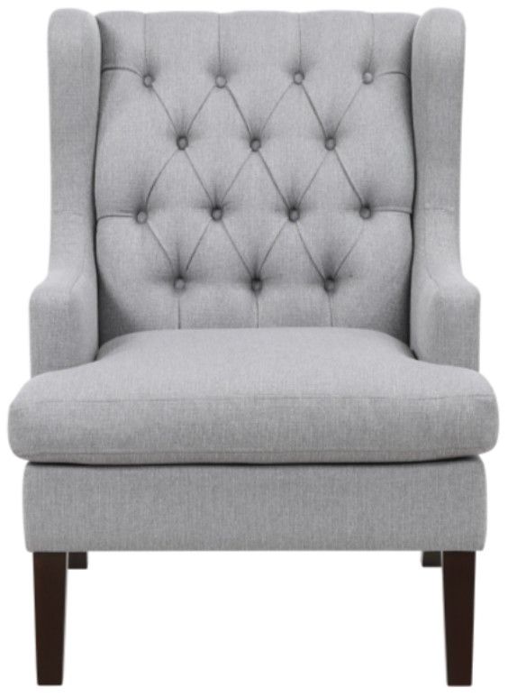 Homelegance® Quent Espresso/Gray Accent Chair-2