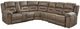 Signature Design by Ashley® Ravenel 4-Piece Fossil Power Reclining Sectional-0