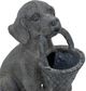 A & B Home Gray Mgo Dog Planter-4