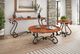 Horizon Home® Segovia Copper Top End Table with Black Base-3