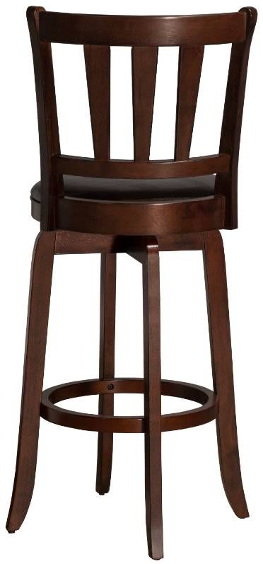 HH2 Home Presque Isle Cherry/Light Brown Swivel Bar Stool-2