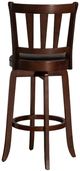 HH2 Home Presque Isle Cherry/Light Brown Swivel Bar Stool-2