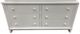 Elements International Wyller White Dresser-0