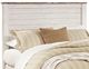 Signature Design by Ashley® Willowton Whitewash Queen Panel Headboard-0
