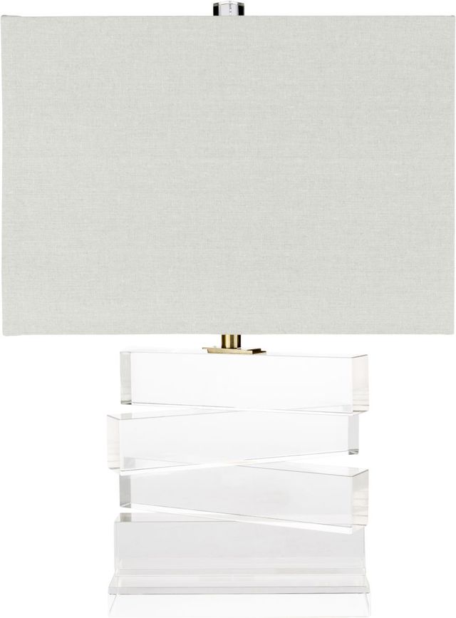 Surya Surrey Clear/Gray Lamp-0