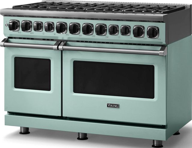 Viking® 7 Series 48'' Splash Sealed Burner Pro Style Dual Fuel Range-3