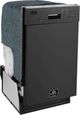 FORNO® Polo 18" Black Front Control Built In Dishwasher-3